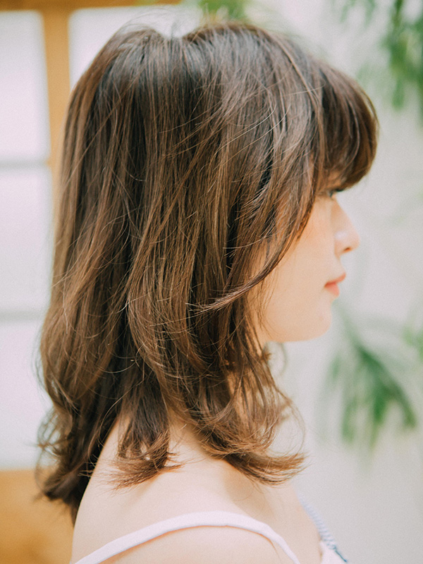 エレガンス　ヴェールのヘアスタイル「まろやかガール」の側面画像